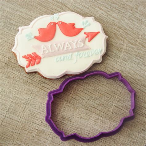 Plaque Cookie Cutter 08 Etsy