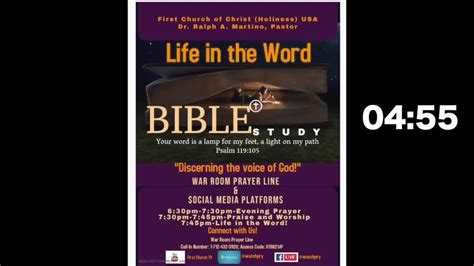 First Church Bible Study Countdown Youtube