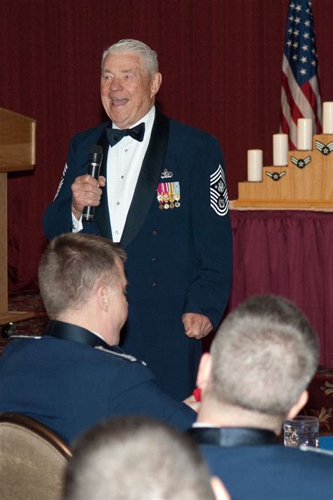 Retired Chief Master Sgt Robert D Gaylor Visits Hanscom