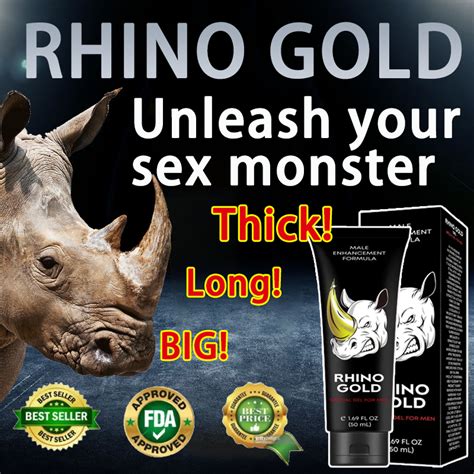 50ml Rhino Gold Pampalaki Ng Ari Ng Lalaki Cream Increase Mens Size