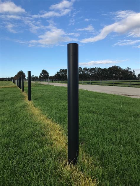 PVC Round Fencing Posts - Future proof your property