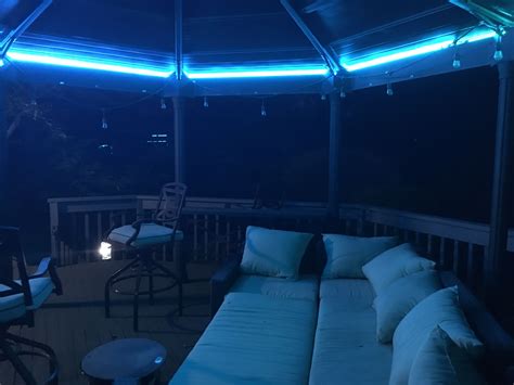 Check Out This Beautiful Gazebo Lighting Using Famousmods Smart Deck