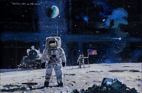 The Art Of Robert Mccall Space Art Retro Poster Space