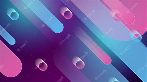 Premium Vector Blue Pink Colorful Abstract Modern Technology