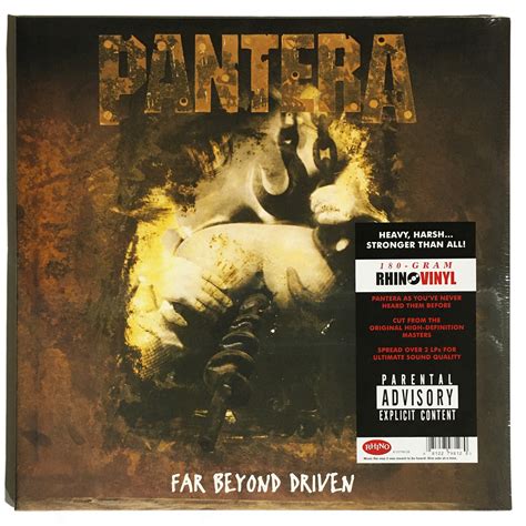 Pantera Far Beyond Driven 180g Double Lp Vinyl New And Sealed
