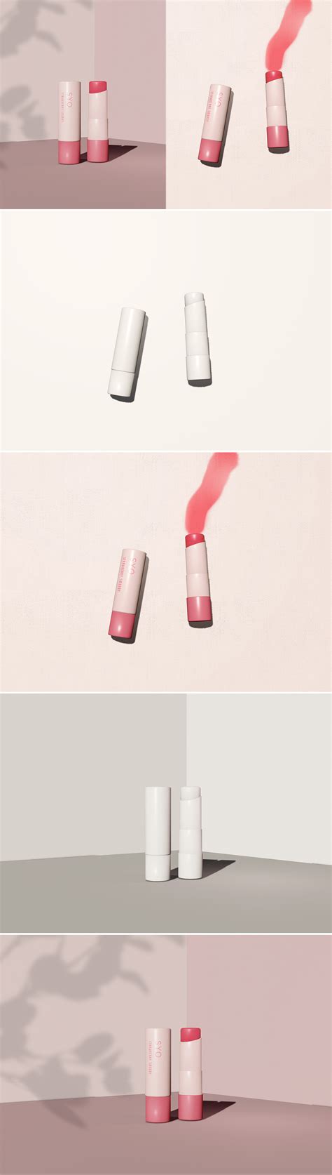 Download Basic Lip Balm/ Lip Stick Container Mockup Templates on ...