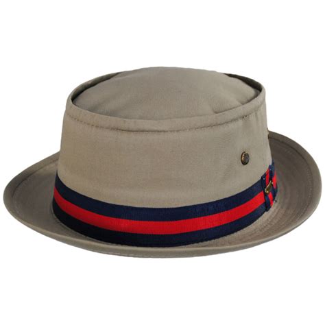 Top Headwear Packable Pork Pie Ribbon Bucket Hat Hats And Caps