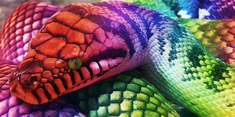 Show Me A Picture Of A Rainbow Snake Snake Poin