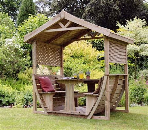 Parcel In The Attic Garden Arbour Seat Pergola Trellis Wood Arch Bench