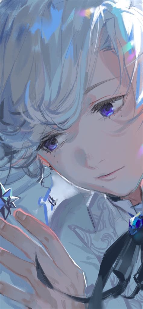 White Hair Curly Anime Cute Boy Pin By Hiroki Sama On Cool Anime Boy