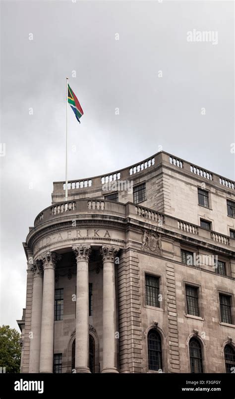 South Africa High Commission On Trafalgar Square In London Uk Stock