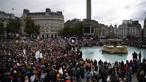 Thousands Protest Lockdown Measures In London The New York Times