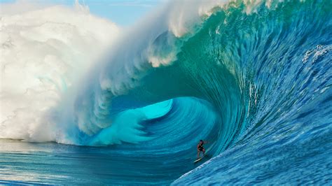 Surfing For Beginners Giant Wave Ocean Ultra Hd Wallpapers