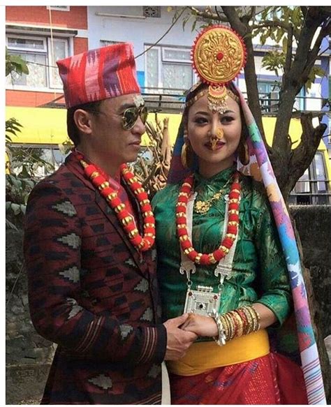traditional limbu nepali couple cute couple poses traditional outfits traditional dresses