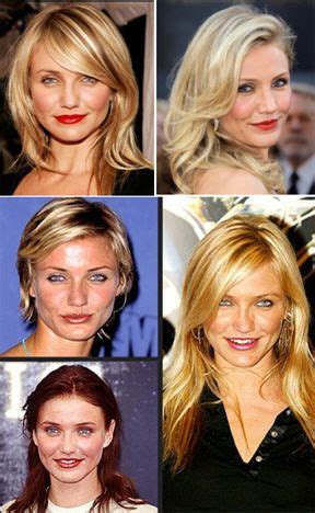 Celebs with your face shape: Five Hair Styles on Cameron Diaz who has an Oblong or ...