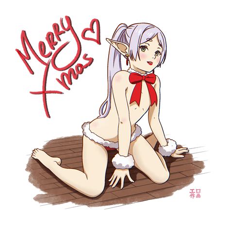 Rule 34 Christmas Convenient Censoring Covered Nipples Elf Elf Ears Elf Female Elf Girl Ero