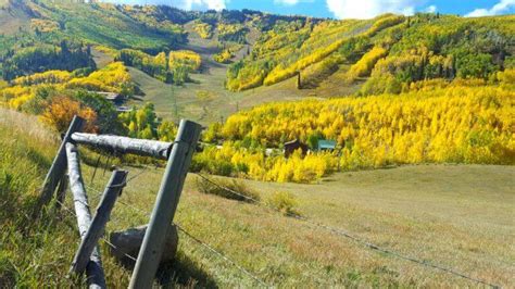 Best Fall Colors Near Glenwood Springs Iron Mountain Hot Springs