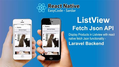 2 React Native Listview Fetch Products Json Api Mobile App Development