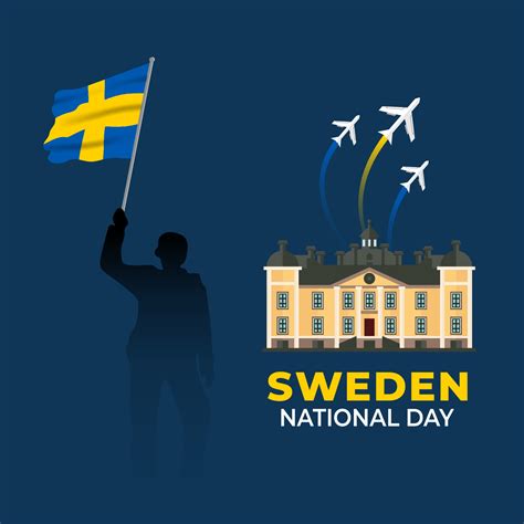 Sweden National Day Celebrated Annually On June In Sweden Happy National Holiday Of Freedom