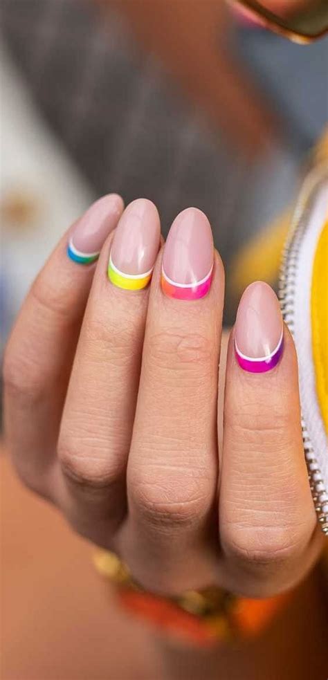 59 Summer Nail Colours And Design Inspo For 2021 Rainbow Ruffian Manicure
