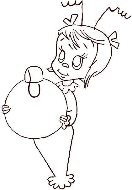 Cindy Lou Who Free Coloring Pages
