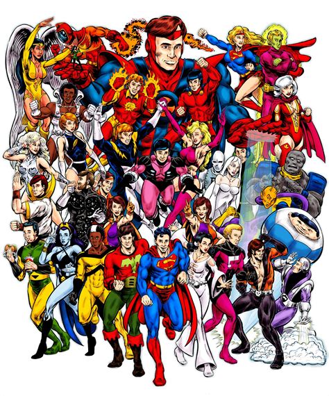 46 Legion Of Superheroes Wallpaper Wallpapersafari