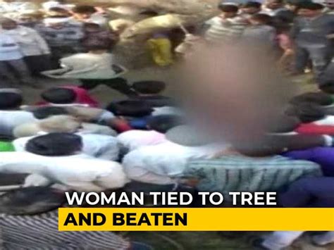 Woman Tied To Tree Flogged In Full Public View Just 60 Km From