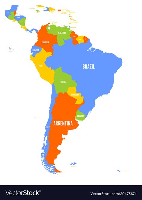 Political Map Of South America