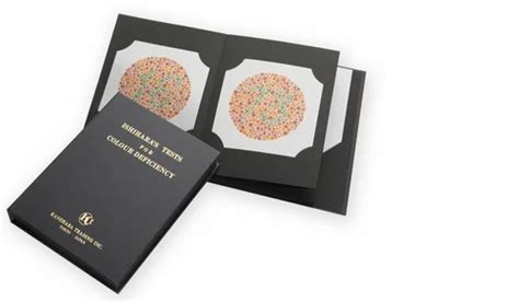Ishihara Book Color Vision Book With Japanese Paper Manufacturer From