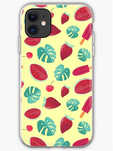 Ice Creams And Watermelons Sweet Pattern Iphone Case By Cool Shirts