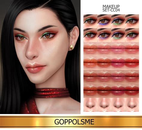 Emily Cc Finds Goppolsme Gpme Gold Makeup Set Cc04 Download At