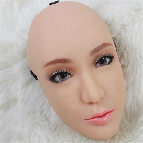 Cm291handmade Silicone Sexy And Sweet Half Female Face Ching