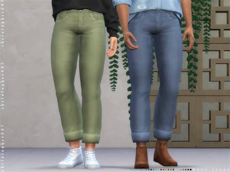 Sims 4 Maxis Match Male Jeans