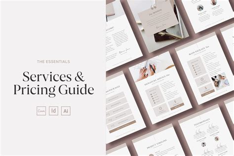 Designing is one thing, but designing with impact is a whole new level. Services and Pricing Guide Template | Canva Template ...