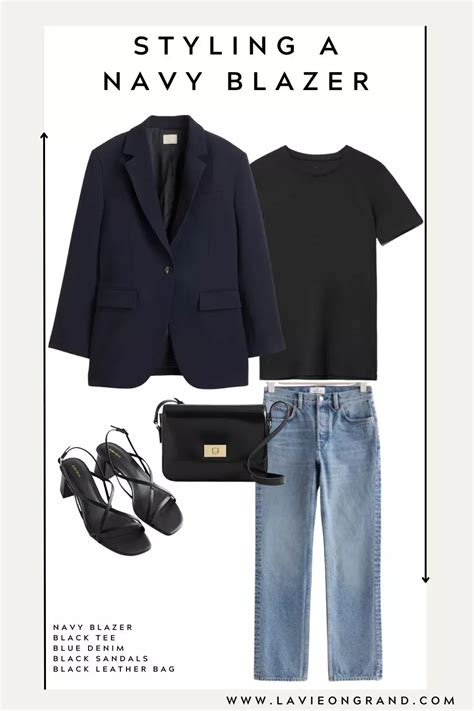 8 ways to wear a navy blazer navy blazers blazer outfits for women navy blue blazer outfits