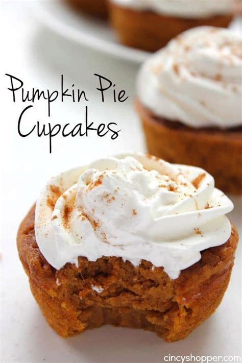 Pumpkin Pie Cupcakes Recipe Best Crafts And Recipes