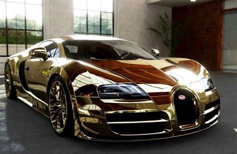 Bugatti Veyron Gold Super Cars Expensive Cars Sports Cars Luxury