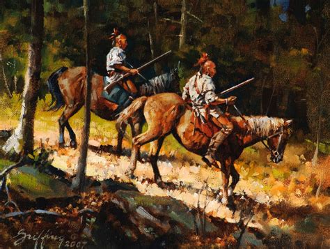 indian braves on scouting duty french and indian war by robert griffing eastern woodlands