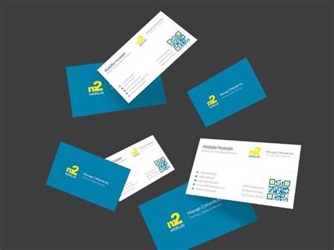 Free Qr Code Business Card Template Free Download