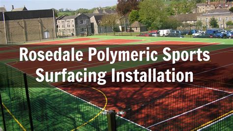 Rosedale Polymeric Sports Surfacing Installation Youtube