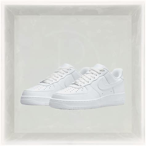Nike Sneakers Unisex Air Force 1 Low 07 Triple White 💨 Delsoux