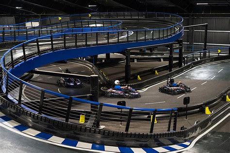 Worlds Largest Multi Level Indoor Go Kart Track In New England