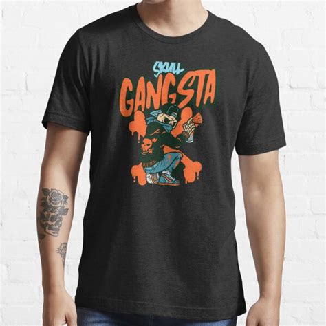 Skull Gangsta Logo T Shirt For Sale By Skull Gangsta Redbubble