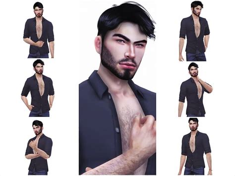 Male Modeling Poses Set 1 Sims 4 Mod Download Free