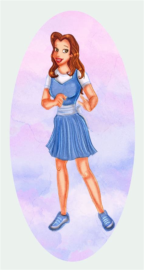Modern Disney Princess Belle Belle Fan Art 7494849 Fanpop