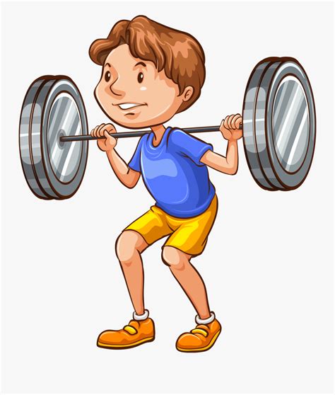 Gyming Clipart Png Cartoon People Working Out Free Transparent