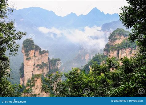 Avatar Mountain Zhangjiajie S National Forest Park Stock Photo Image