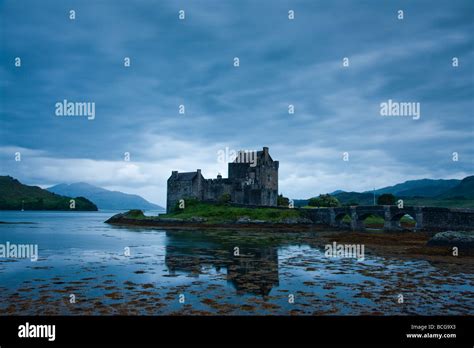 Eilan Donan Castle Loch Duich Kyle Of Lochalsh Scotland Stock Photo