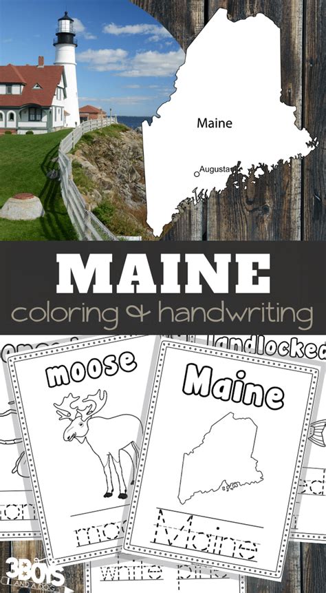Free Maine Coloring Pages Free Homeschool Deals