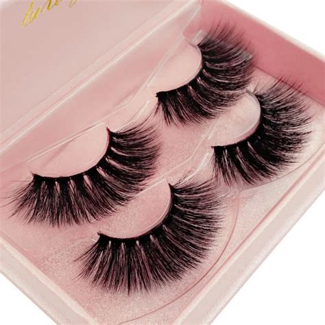 buy thick natural long false eyelashes full strip lashes makeup 3d mink lashes